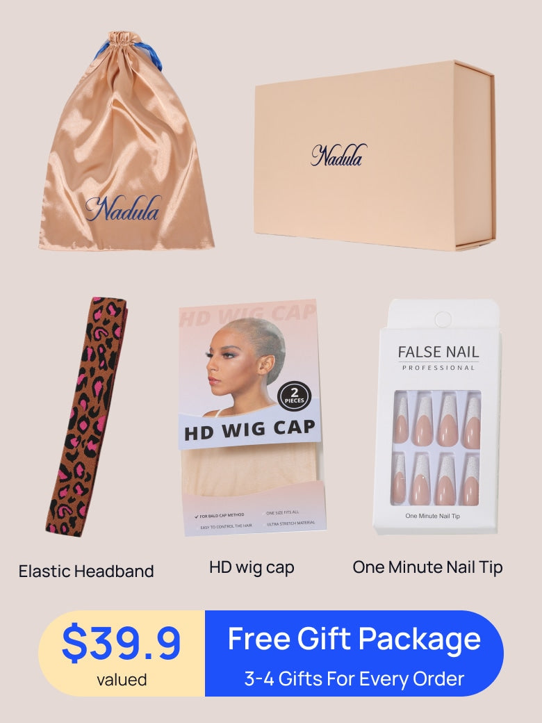 Nadula 13x4 HD Real Scalp? Water Wave Lace Frontal Wig Skin-melt HD Lace Human Hair Wigs with Invisi Drawstring