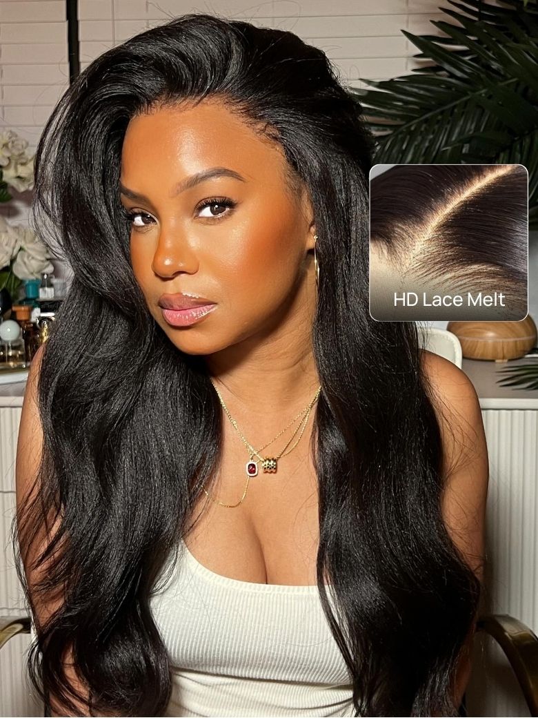 Nadula 7x5 Byebye Knots And 5x5 HD BlendAway Glueless Wig