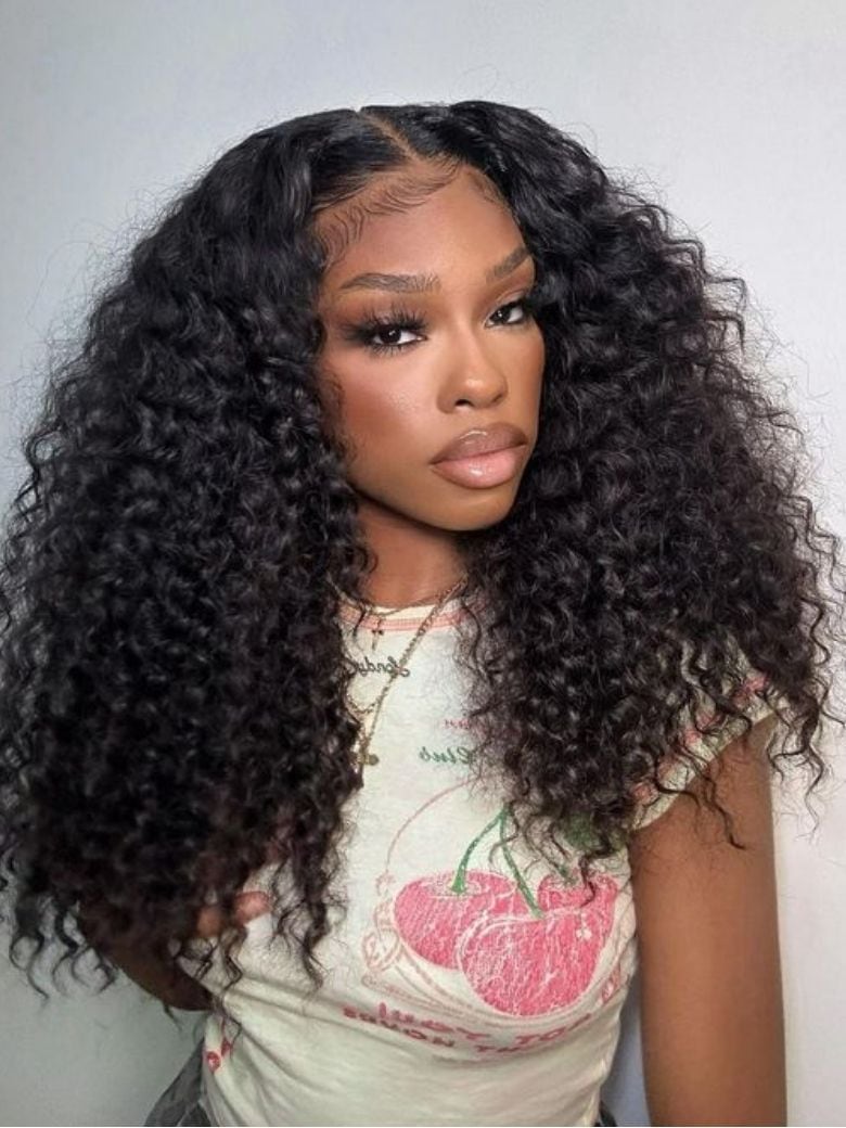 Nadula 7x5 Byebye Knots Jerry Curly Lace Wig With Kinky