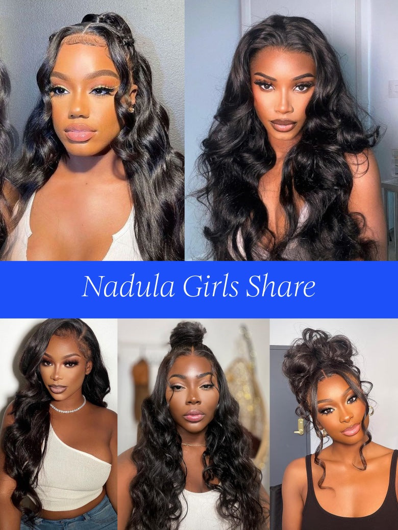 Nadula 13x4 Transparent Lace Front Straight And Yaki Style Real