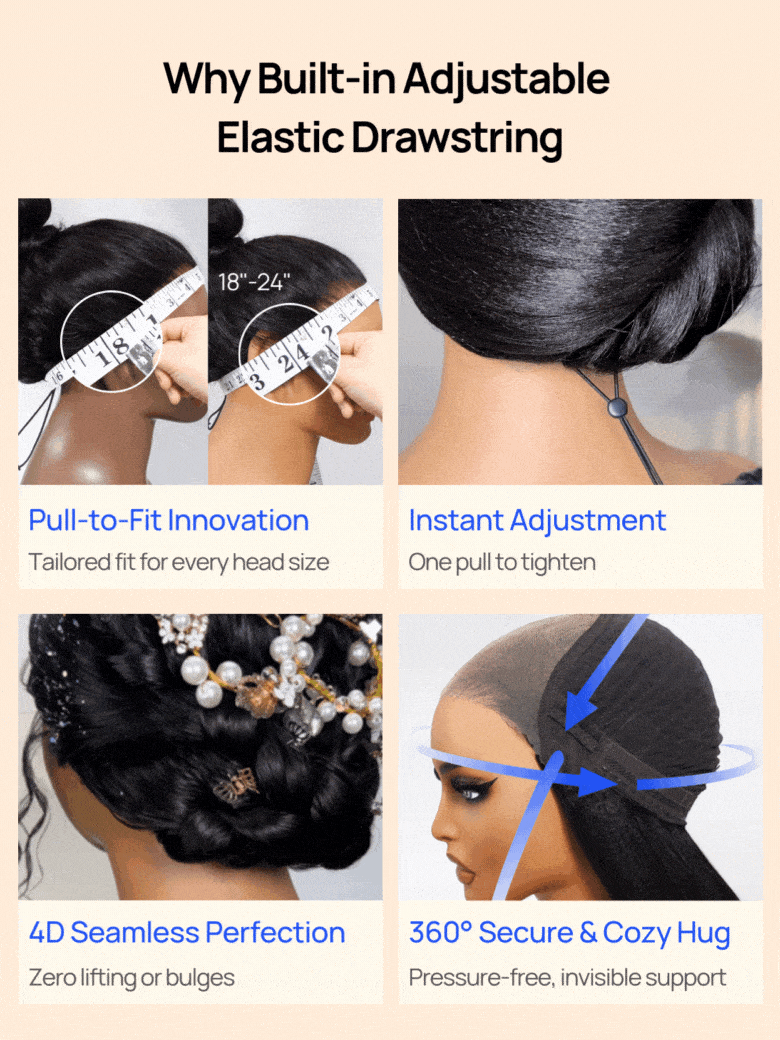 Nadula Bye Bye Knots Yaki Straight Bob Wig 7x5 Pre-Bleached