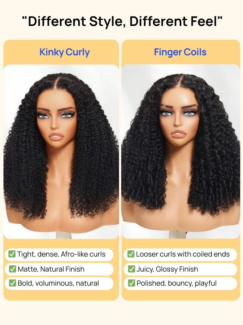 Nadula 7x5 Bye Bye Knots Kinky Curly Wig with Curly