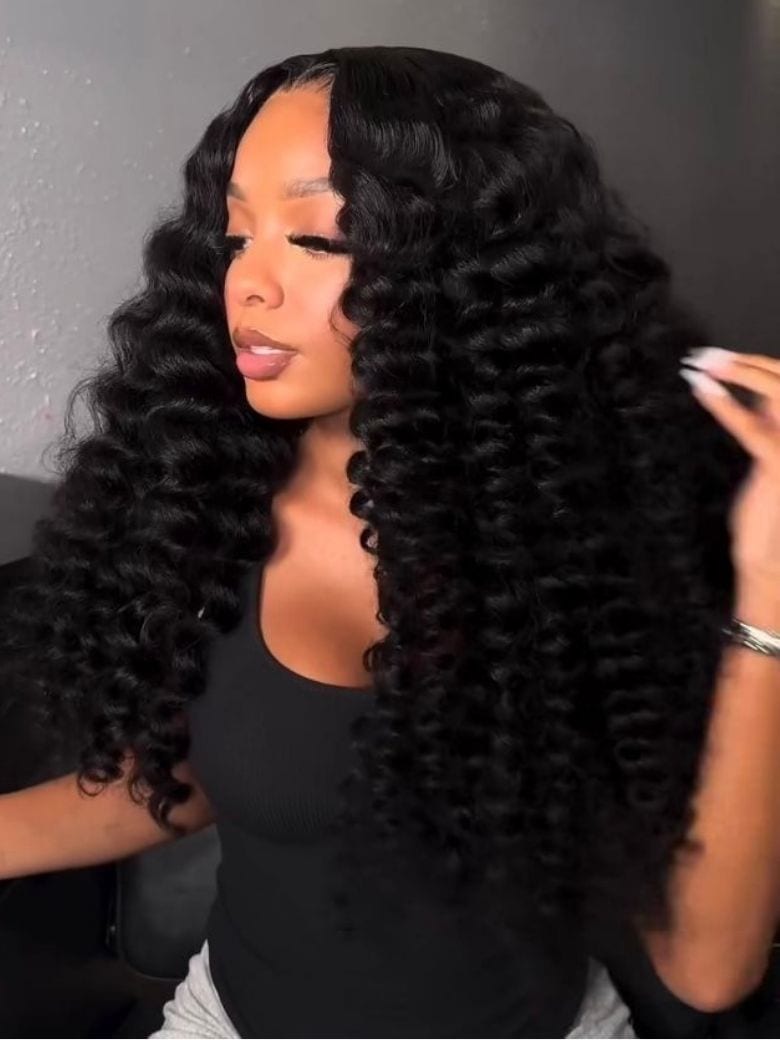 Nadula Pre everything? 13x4 Transparent Lace Frontal Wig Loose Deep