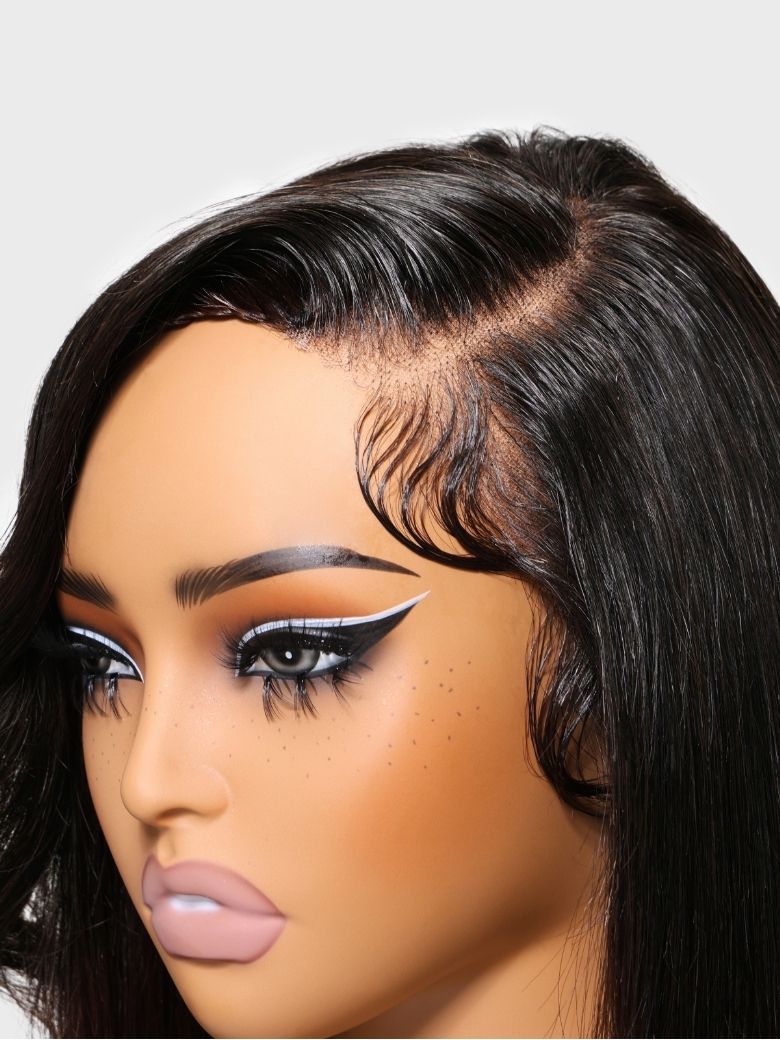Nadula 4x4 Pre-cut Lace Closure Bob Wig Side Part 12inch