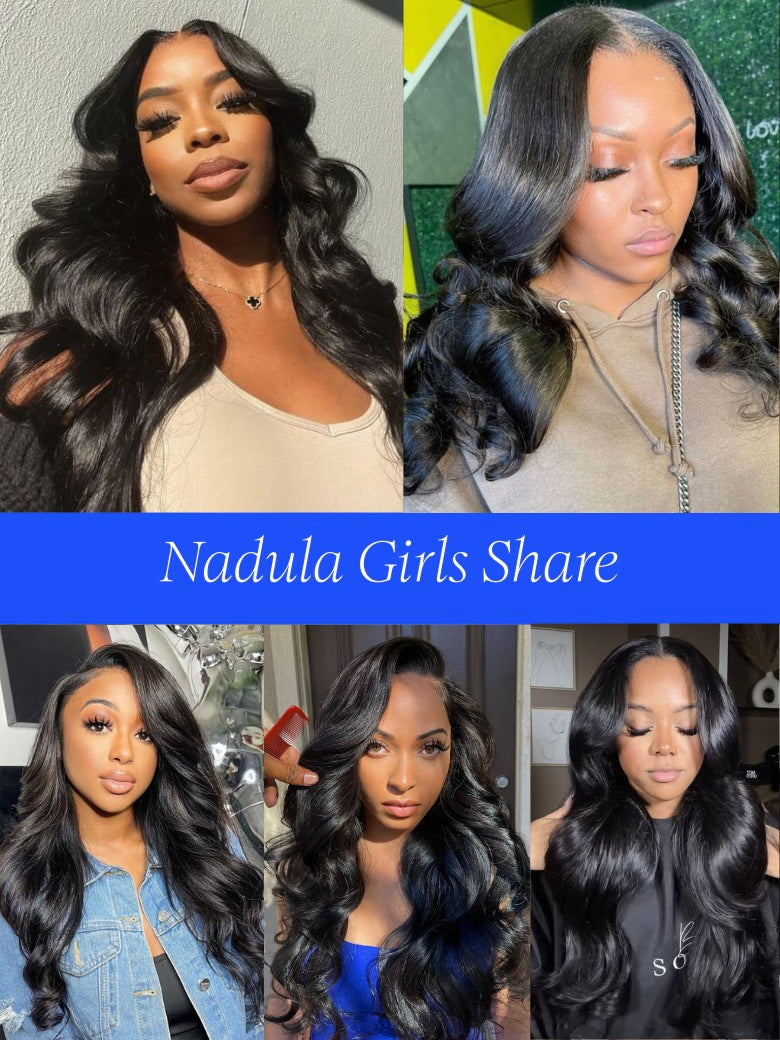 Nadula Beginner Friendly V Part Wig Body Wave Human Hair
