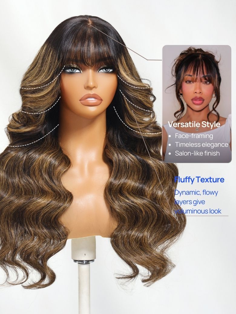 Nadula 7x5 And 13x4 Highlight Balayage Body Wave Lace Front