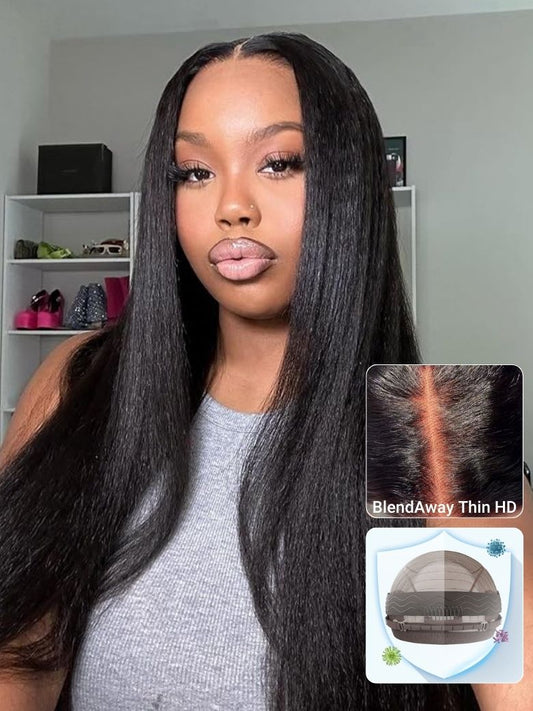 Nadula 7x5 Byebye Knots And 5x5 HD BlendAway Glueless Wig