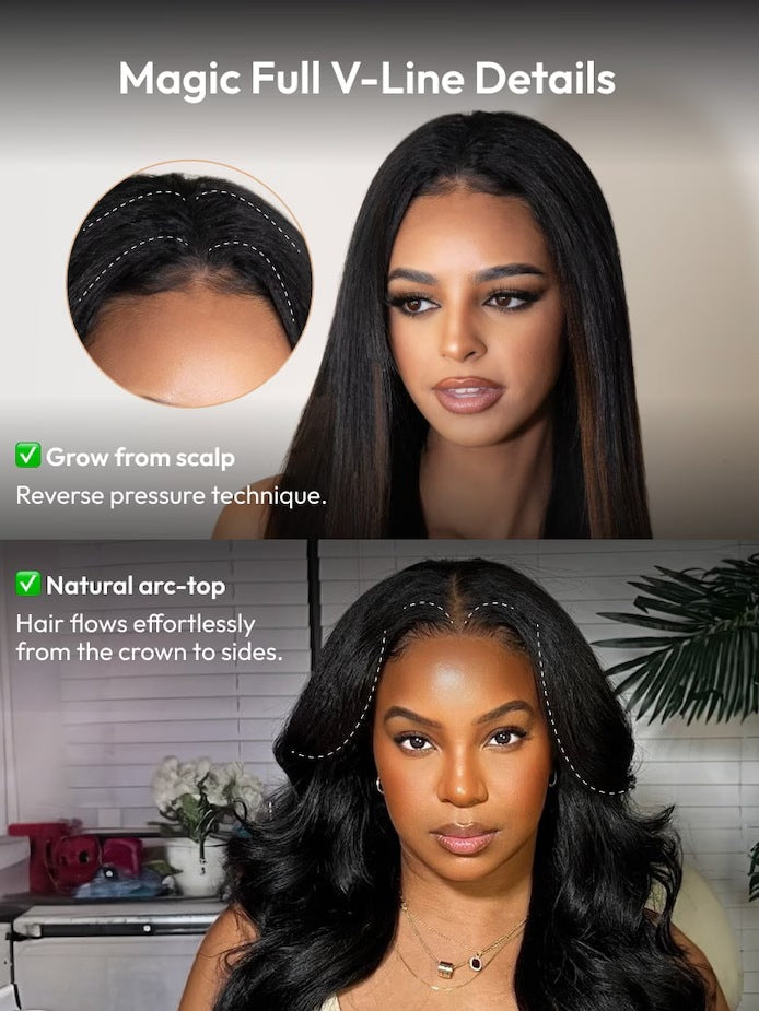 Nadula EasiContour? V Part Wig Glueless Body Wave V Part