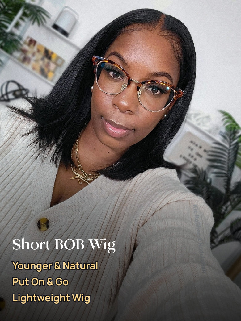 Pre everything Wig 2.0 | Nadula 13x4 Straight Bob Real Ear