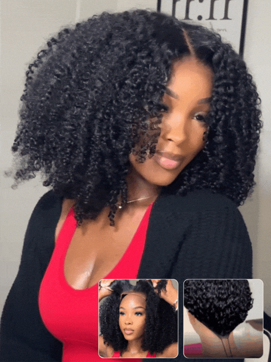 Nadula 7x5 Bye Bye Knots Kinky Curly Wig with Curly