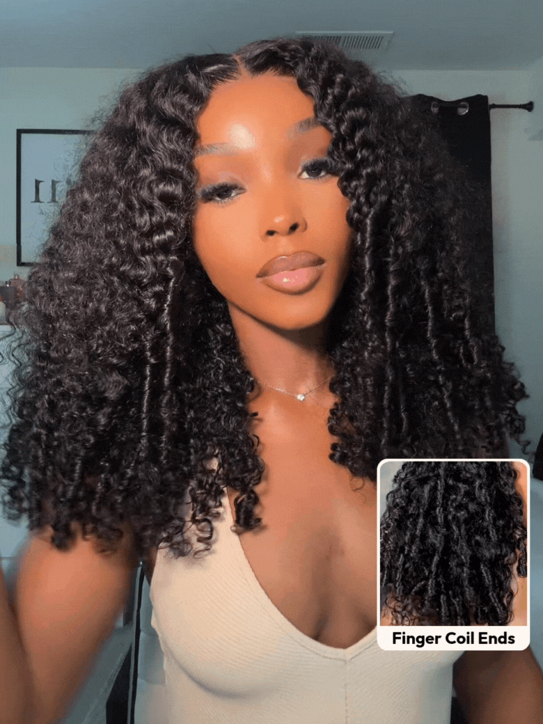 Nadula 7x5 Bye Bye Knots Kinky Curly Wig with Curly