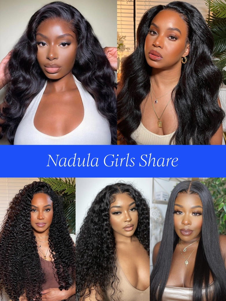 Nadula 5x5 HD BlendAway Glueless Wig Body Wave Human Hair
