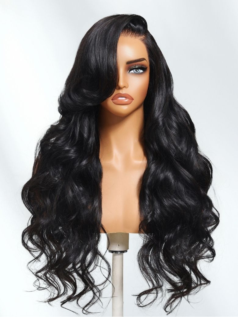 Nadula Pre everything? Glueless 13x4 Lace Frontal Loose Wave Hair Side Part with Face-Framing Soft Layers Put on and Go Human Hair Wigs