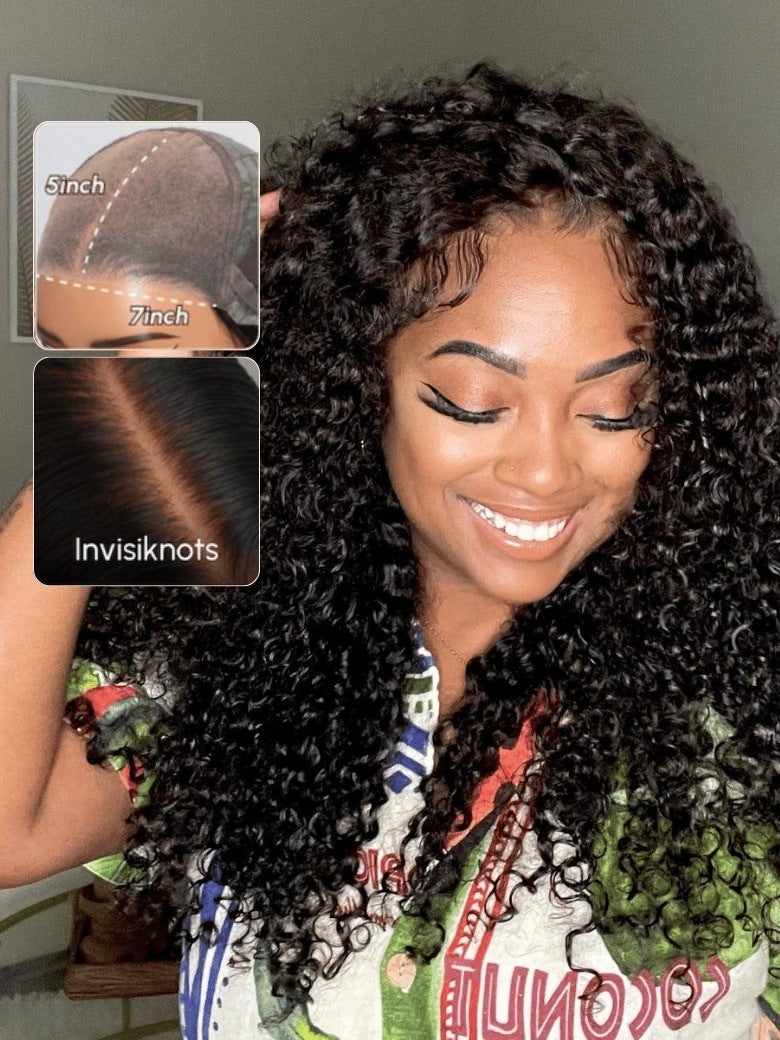 Nadula 7x5 Byebye Knots Jerry Curly Lace Wig With Kinky