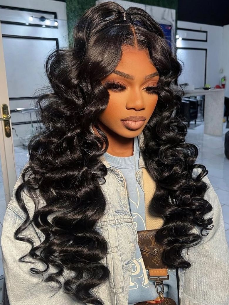 Nadula Pre everything? 13x4 Transparent Lace Frontal Wig Loose Deep