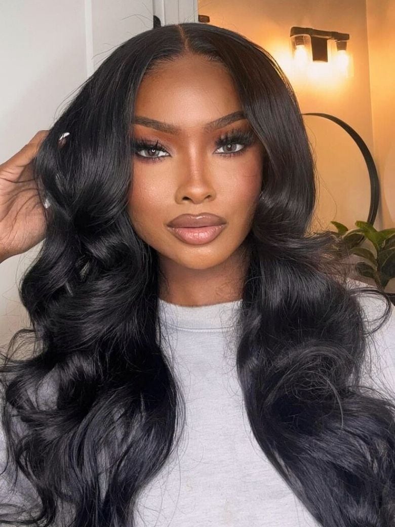 Nadula 3D Body Wave U Part Wig 150% Density Glueless