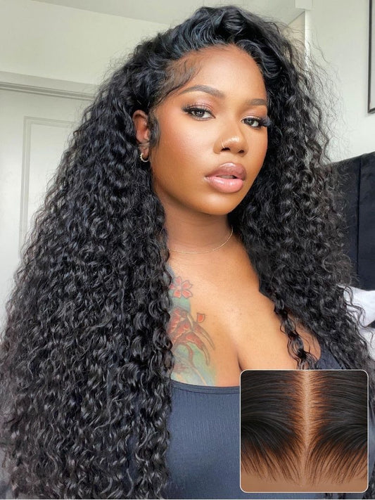 Nadula 7x5 and 13x4 Water Wave Drawstring? Wig Put on