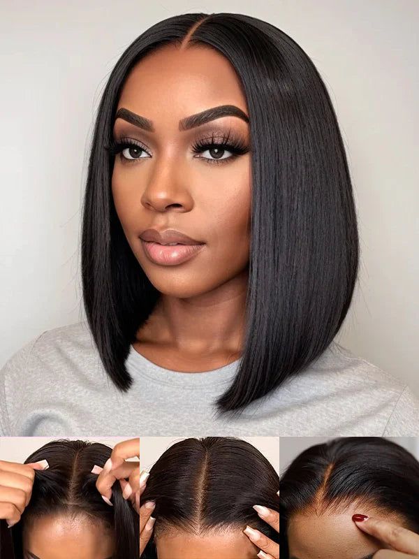 Pre everything Wig 2.0 | Nadula 13x4 Straight Bob Real Ear