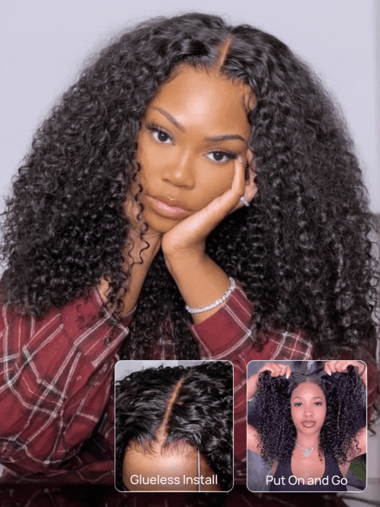 Nadula 7x5 Bye Bye Knots Kinky Curly Wig with Curly