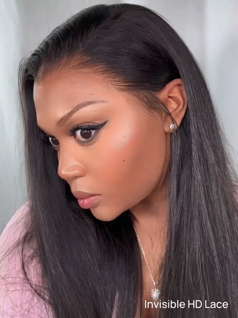 Nadula Bye Bye Knots Wig 2.0™ 7x5 and 13x4 Silky Straight Lace Front Wig Pre-Bleached Glueless Human Hair Wig