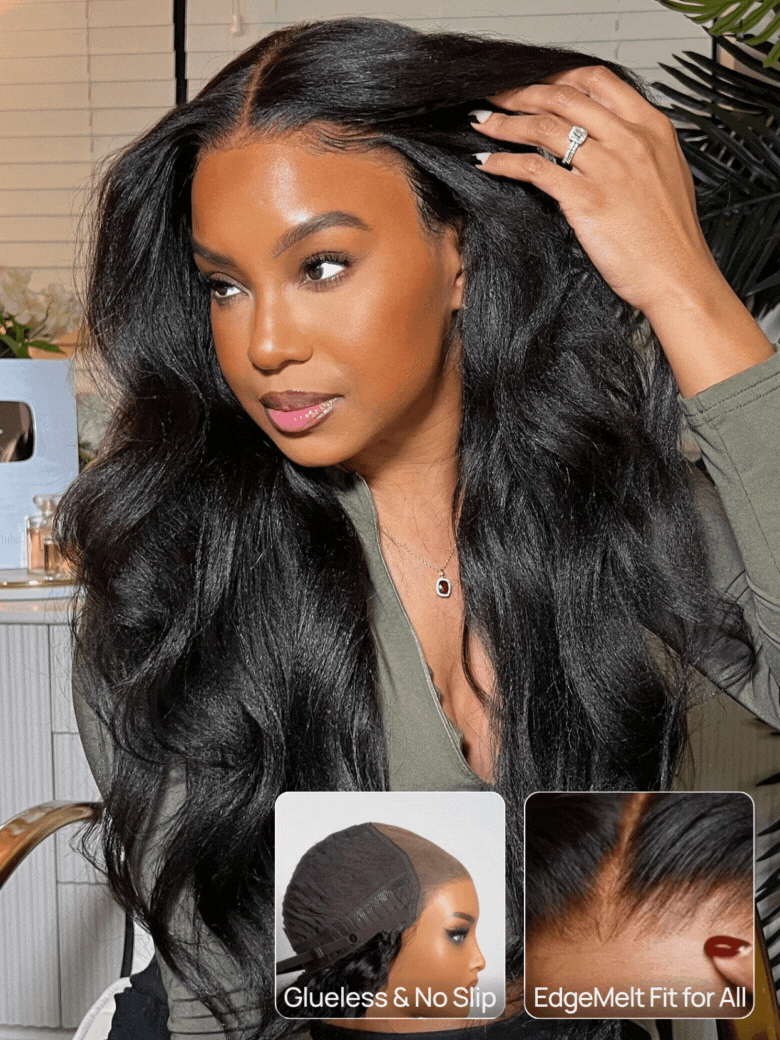 Nadula 7x5 Byebye Knots And 5x5 HD BlendAway Glueless Wig