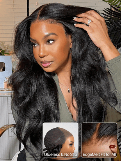 Nadula 7x5 Byebye Knots And 5x5 HD BlendAway Glueless Wig
