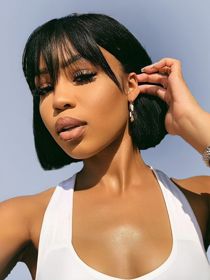 Nadula Human Hair Bob 150% Density Virgin Remy Hair Glueless