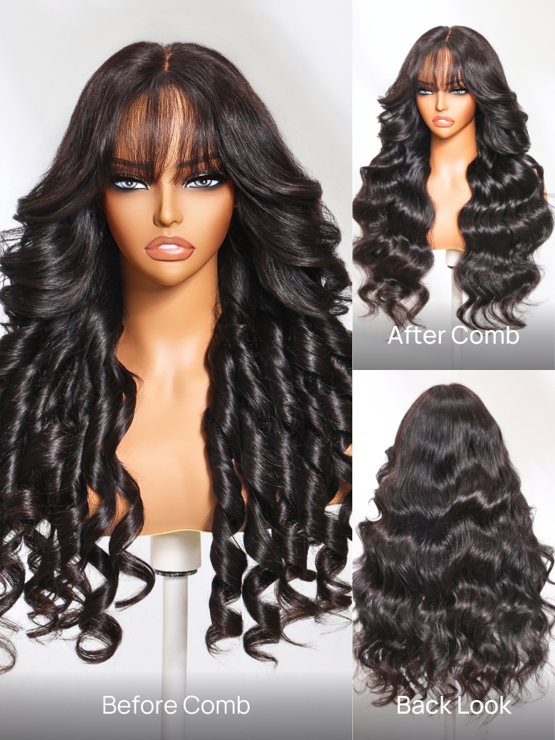 Nadula 7x5 Bye Bye Knots and 13x4 3D Body Wave