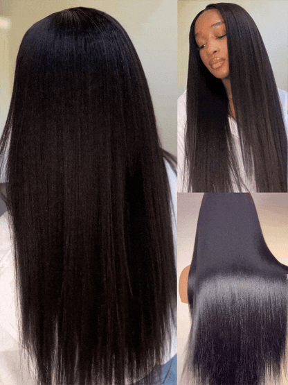 Nadula 13x4 Pre everything Wig 2.0? Yaki Straight Lace Frontal
