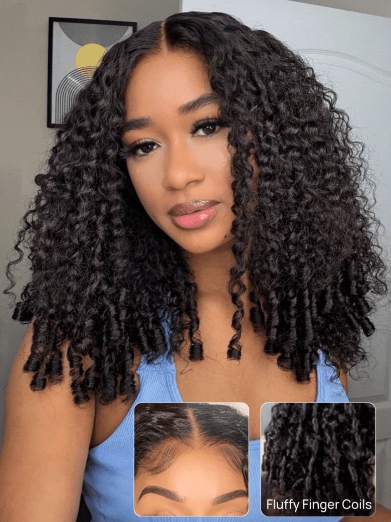Nadula 7x5 Bye Bye Knots Kinky Curly Wig with Curly