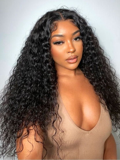Nadula Water Wave 360 Lace Frontal Wig Pre-everything Transparent Lace