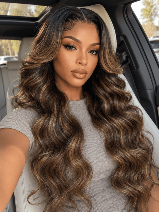 Nadula 7x5 And 13x4 Balayage Highlight Body Wave Lace Front