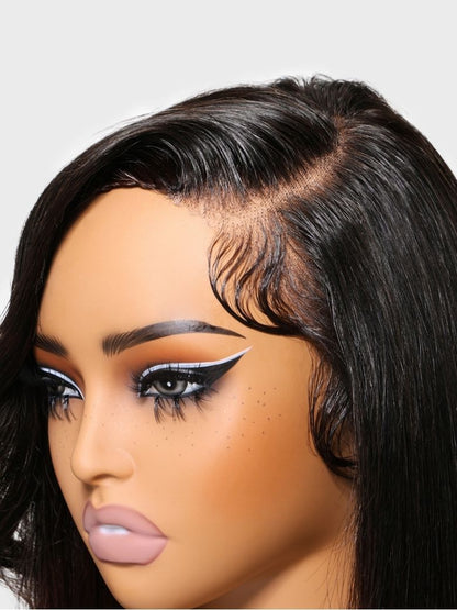 Nadula 4x4 Pre-cut Lace Closure Bob Wig Side Part 12inch