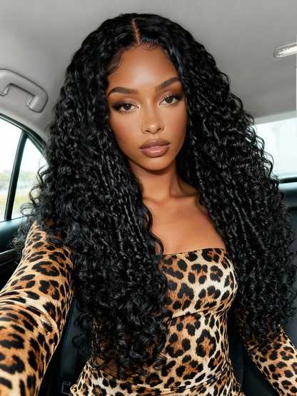Nadula 7x5 Invisible Knots 4D Mixed Texture Curls Twist × Finger Coils × Burmese Curl × Tight Water Wave Glueless Human Hair Wig