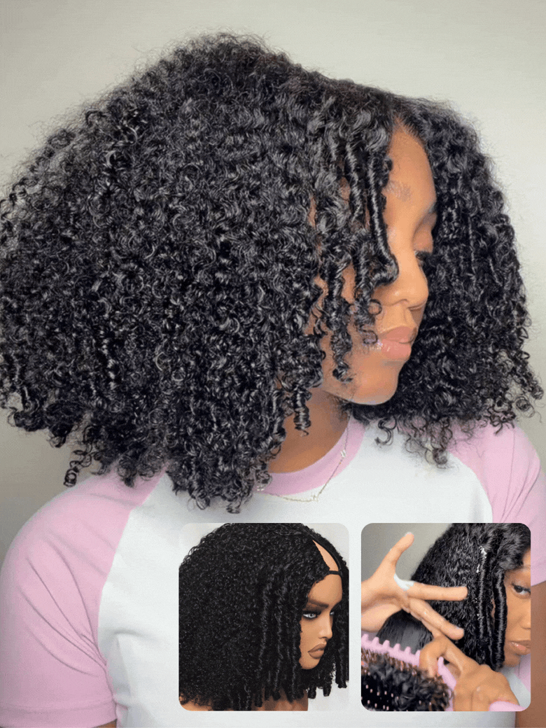 Nadula ScalpLook™ Glueless Afro Kinky Curly with Finger Coils V