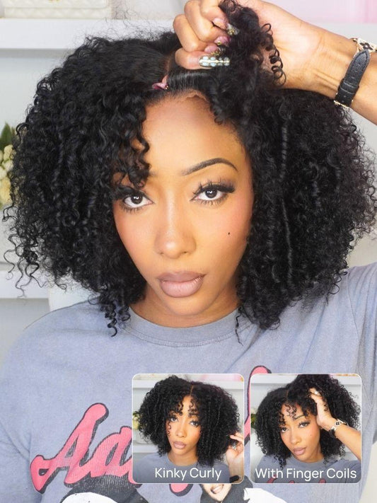 Nadula 7x5 Bye Bye Knots Kinky Curly Wig with Curly