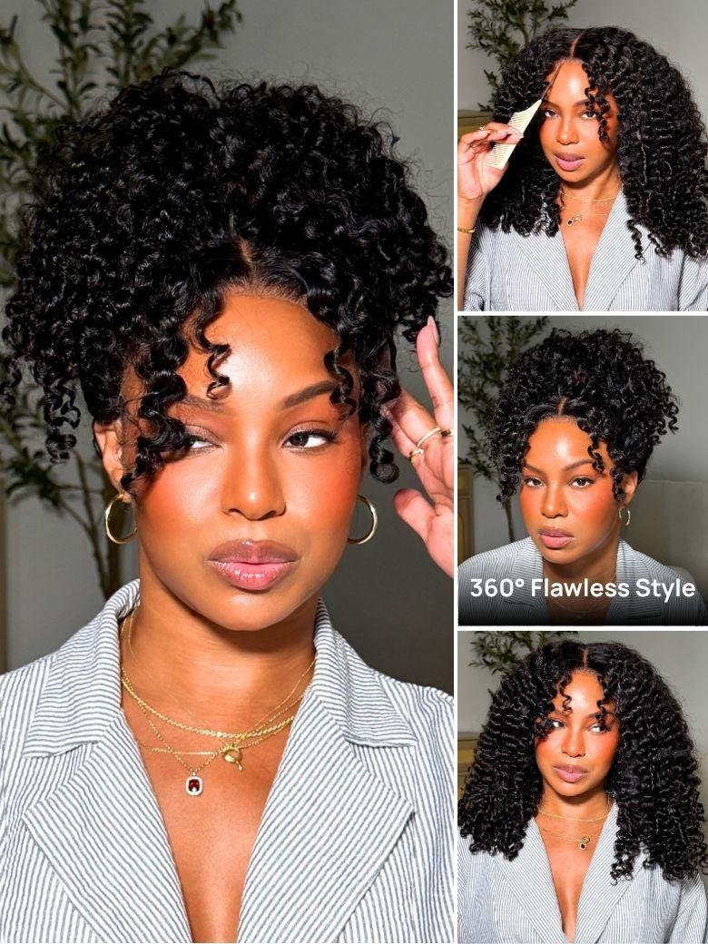 Nadula 7x5 Bye Bye Knots Kinky Curly Wig with Curly