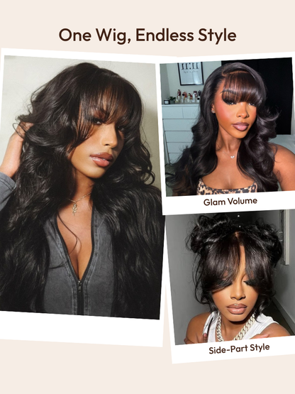 Nadula 7x5 Bye Bye Knots and 13x4 3D Body Wave