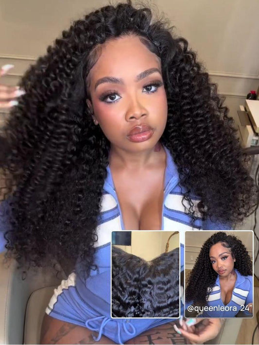 Nadula ScalpLook™ Glueless Kinky Curly V Part Wig Burmese Curly
