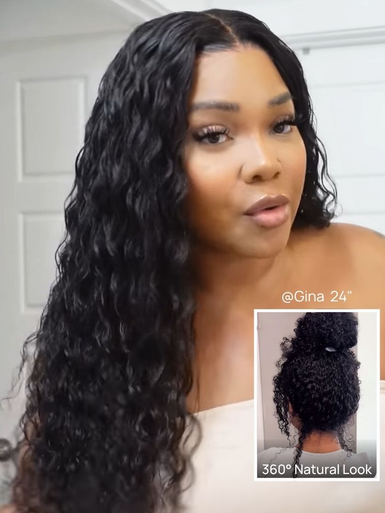 Nadula Water Wave 360 and 13x4 Lace Frontal Wig Pre-everything