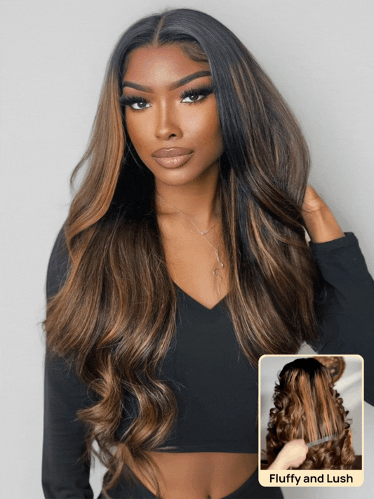 Nadula 7x5 And 13x4 Balayage Highlight Body Wave Lace Front