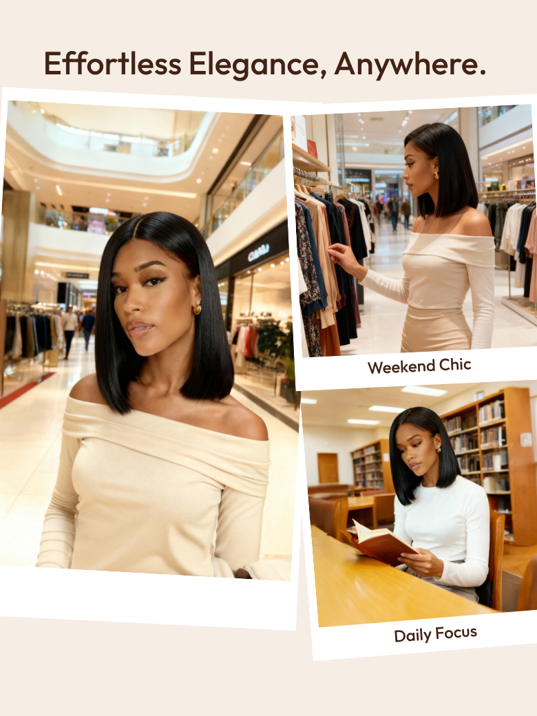 Nadula Pre everything Wig 2.0™ | 13x4 Light Yaki Bob