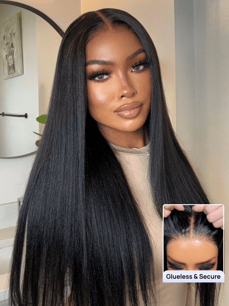 Nadula No Slip Yaki Straight Wig 7x5 and 13x4 Bye