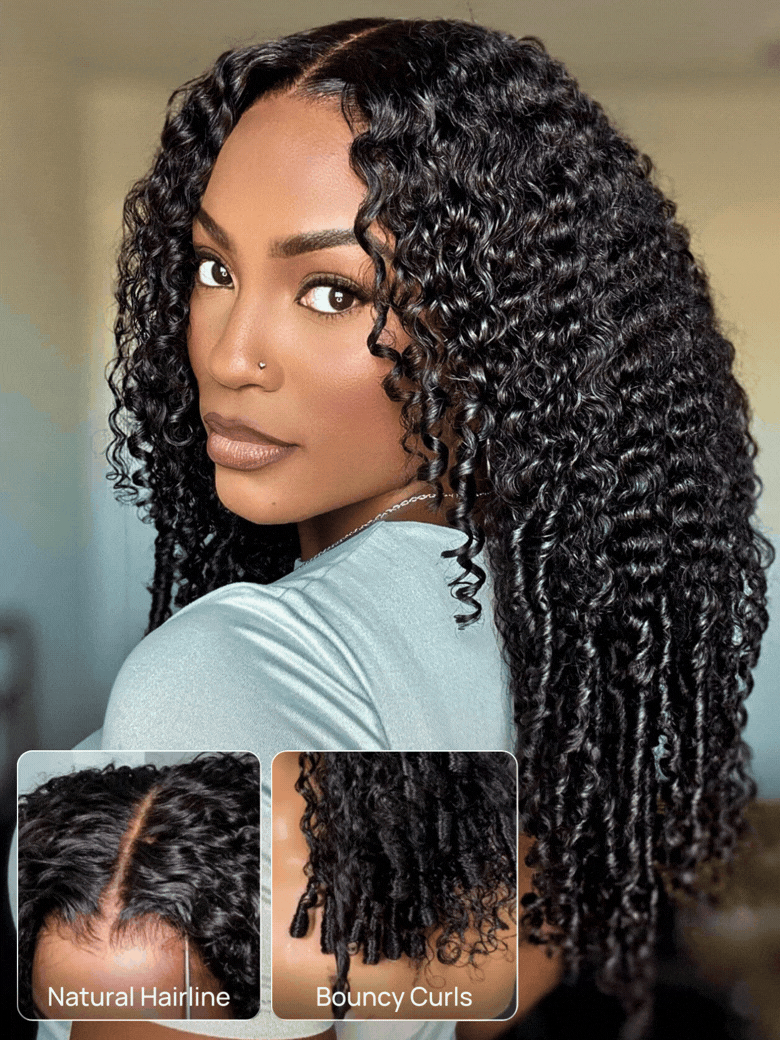 Nadula 7x5 Bye Bye Knots Kinky Curly Wig with Curly