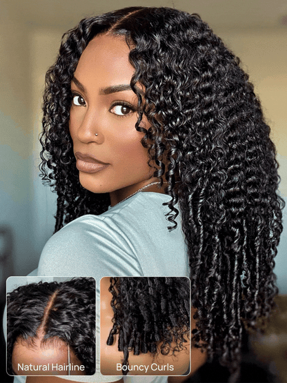 Nadula 7x5 Bye Bye Knots Kinky Curly Wig with Curly