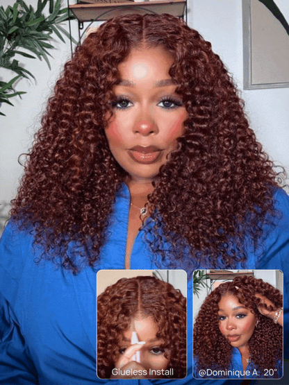 Nadula Bye Bye Knots Wig 2.0™ 7x5 Invisible Knots Reddish