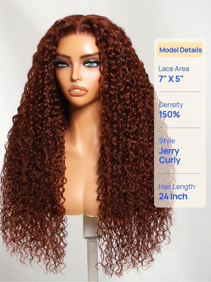 Nadula Bye Bye Knots Wig 2.0™ 7x5 Invisible Knots Reddish