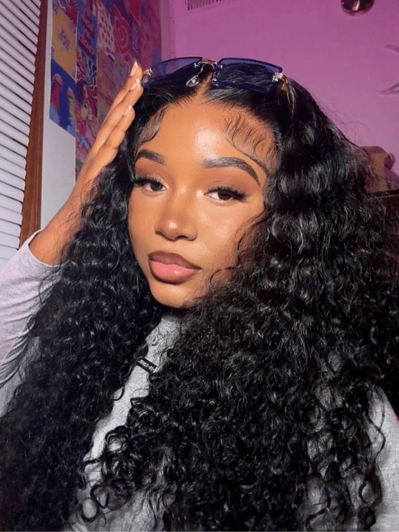 Nadula Water Wave 360 Lace Frontal Wig Pre-everything Transparent Lace
