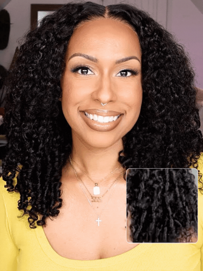 Nadula 7x5 Bye Bye Knots Burmese Curly Wig With Finger