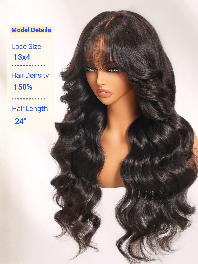 Nadula 7x5 Bye Bye Knots and 13x4 3D Body Wave